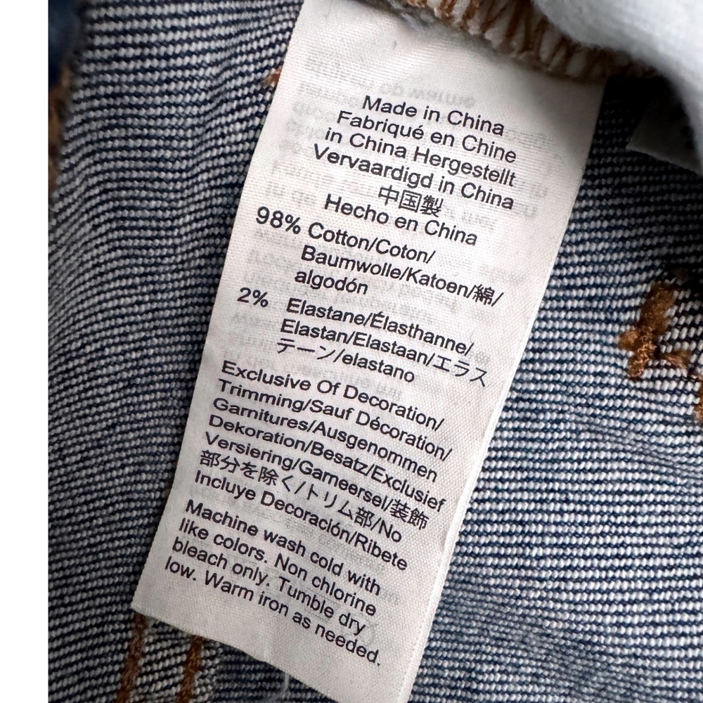 Madewell The Perfect Vintage Crop Jean High Rise Blue Size 24 Tapered Leg Denim - Picture 10 of 10